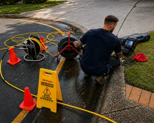 On-site drain inspection at a Arncliffe property